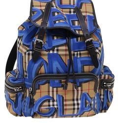 Burberry
Blue Canvas Backpack Bag
