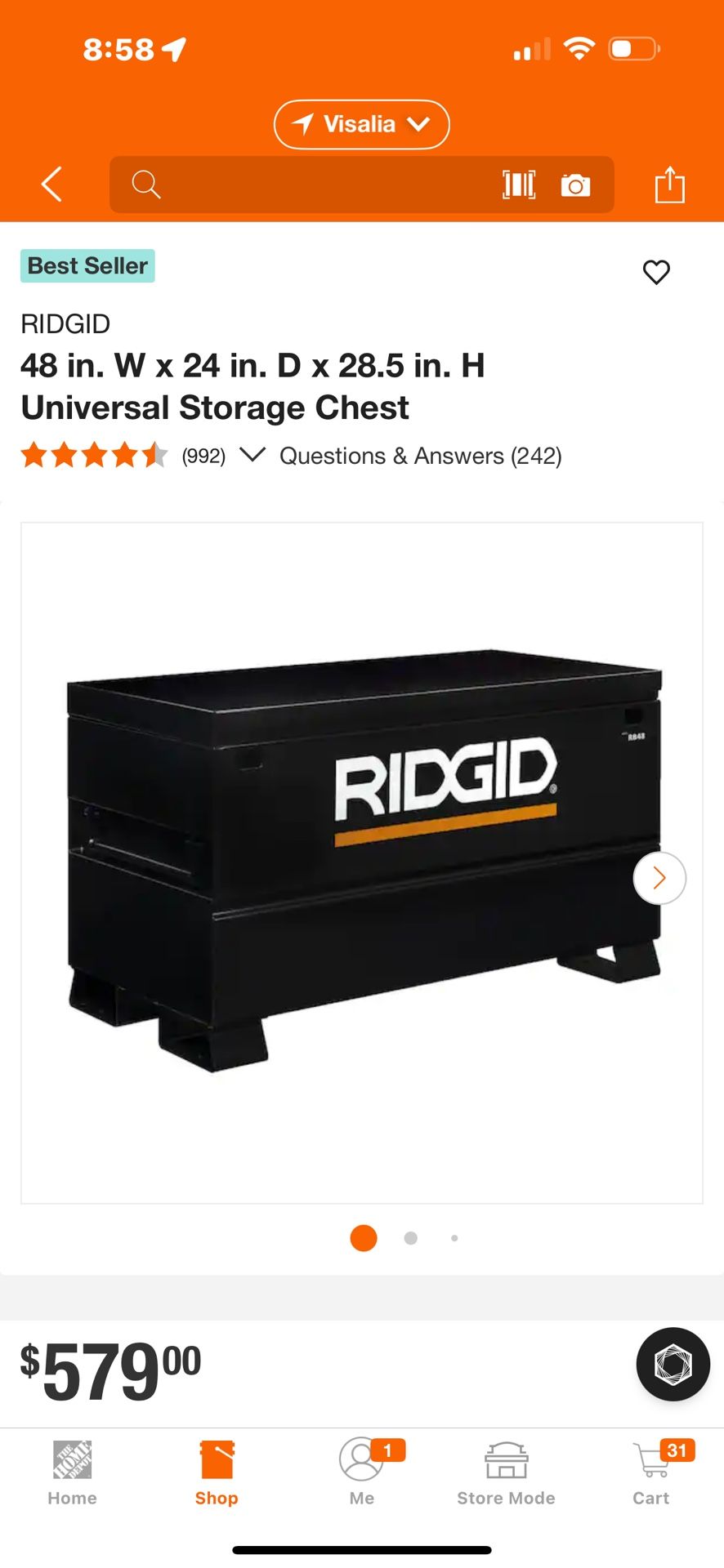 Rigid Tool Box RB48 