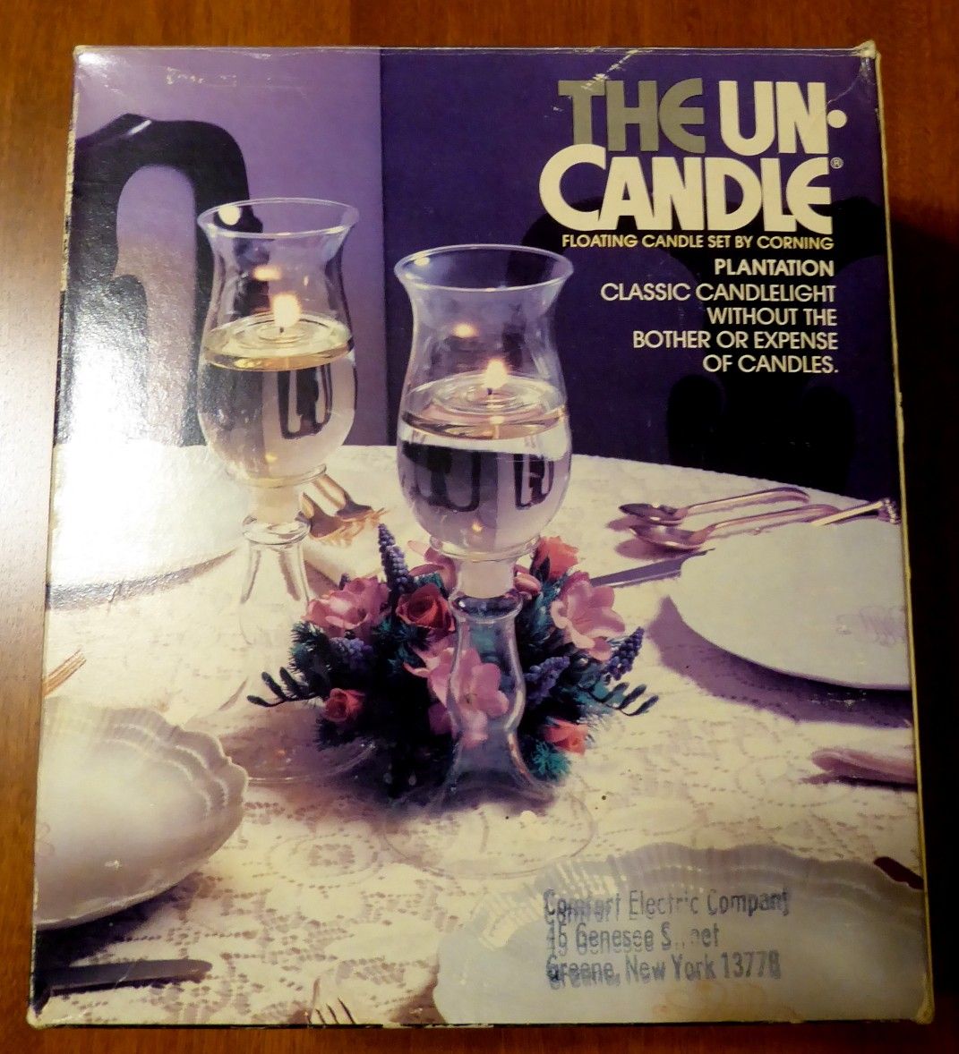 The Un-Candle Plantation Floating Candlestick Set by Corning