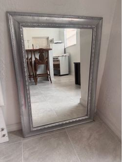 Vintage style Silver mirror