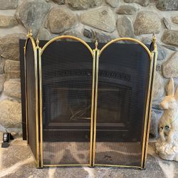 Brass fireplace Screen 