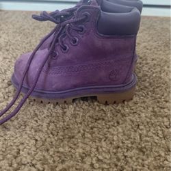 Timberland Boots Purple Size 4C