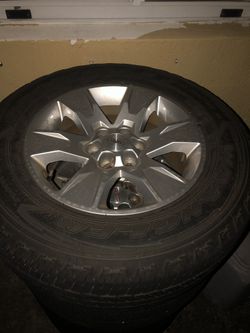 Gmc time and tires 5 lug