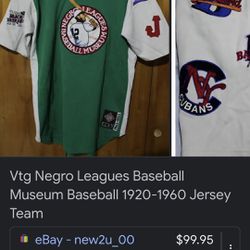 Official Negro Leagues Baseball Jersey - 3XL