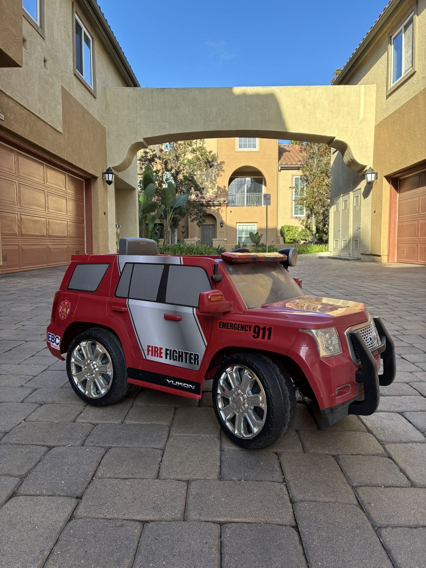 Ride-On Electric Fire Truck – Ages 2 to 6