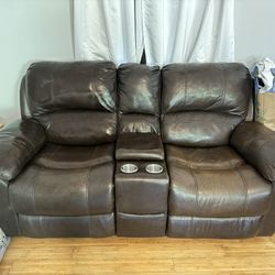 Powered 2 Seat Reclining Entertainment Chair/couch