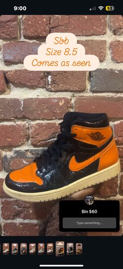Jordan 1 shatterback board size 8.5