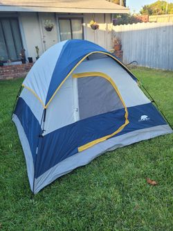 Golden Bear 3 man dome tent, sleeps 2 comfortably 7' x 7x48" Complete