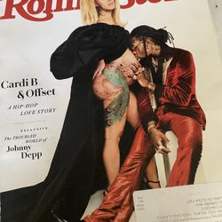 ROLLING STONE MAGAZINE JULU 2018 CARDI B & OFFSET A HIP HOP LOVE STORY
