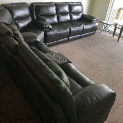 L-Shape Reclining Couch