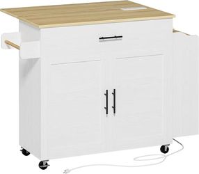 ❤️‍🔥 Kitchen Island with Storage,