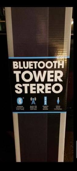 Bluetooth tower stereo ^^