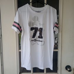 WALT DISNEY WORLD MICKEY MOUSE #71  SEQUINED T-SHIRT SIZE L 