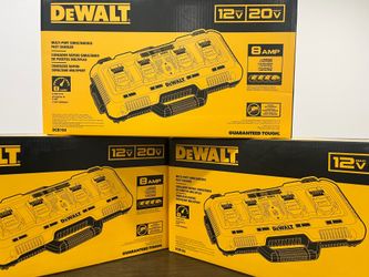 DEWALT MUTI PIRT FAST CHARGER 8AMP 220$$ each