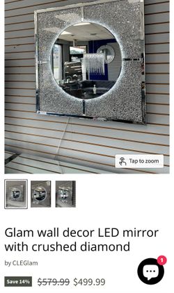 Diamond crushed Mirror