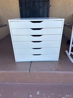 White Alex office dresser