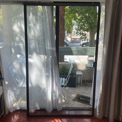 Balcony Screen Door With Extra Net