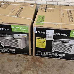 LG
18,000 BTU 208/230-Volt Window Air Conditioner Unit Cools 1,000 sq. ft. with Remote, Dehumidifier and in White