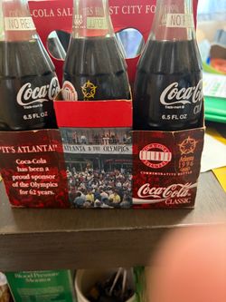 Atlanta Olympic Coke bottles