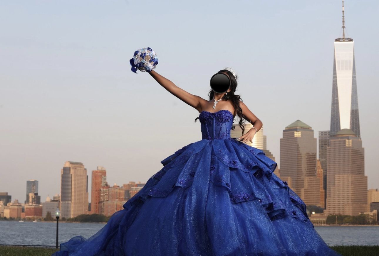 Quinceañera Royal Blue Dress
