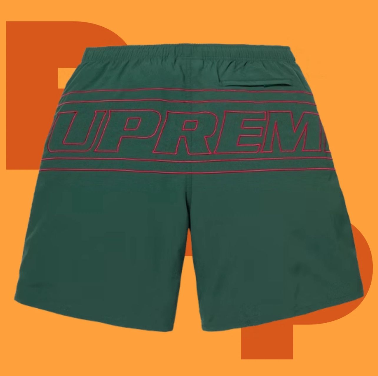 Supreme Big Logo Nylon Short (X-Large)