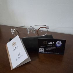 Iced Out Glasses VVS1 Moissanite Diamonds