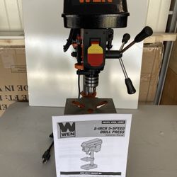 8in 5-Speed WEN Drill Press