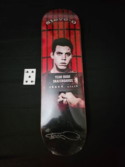 Steve-O Autographed Limited Edition Skateboard Deck – Yeah Dude Skateboards