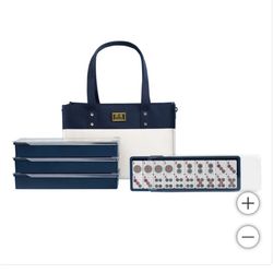 Mahjong Tile Set with Storage Tote