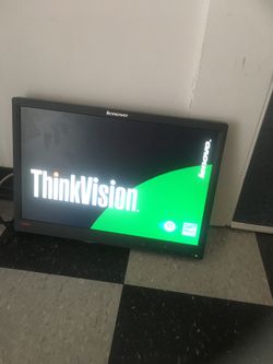 Lenovo pc monitor with cables