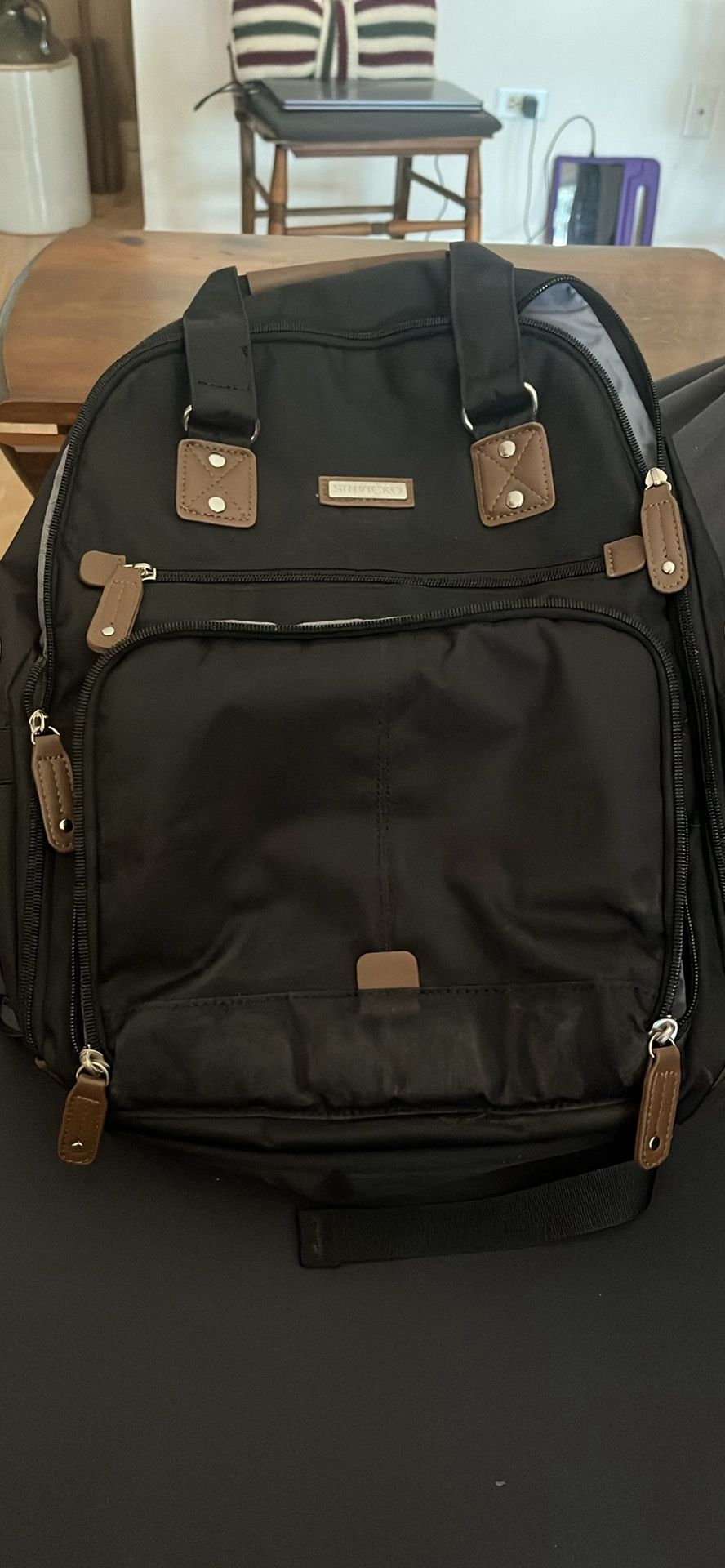 Sinvicko Backpack/Crochet Backpack with USB Cable