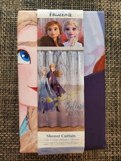 Disney Frozen Fabric Shower Curtain New
