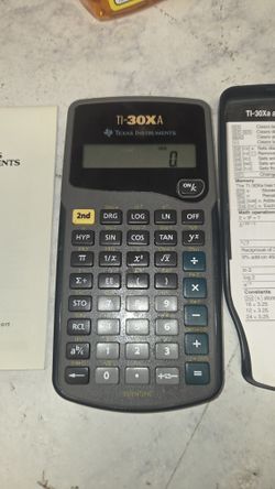 TI-30Xa Texas Instruments scientific calculator. New batteries.
