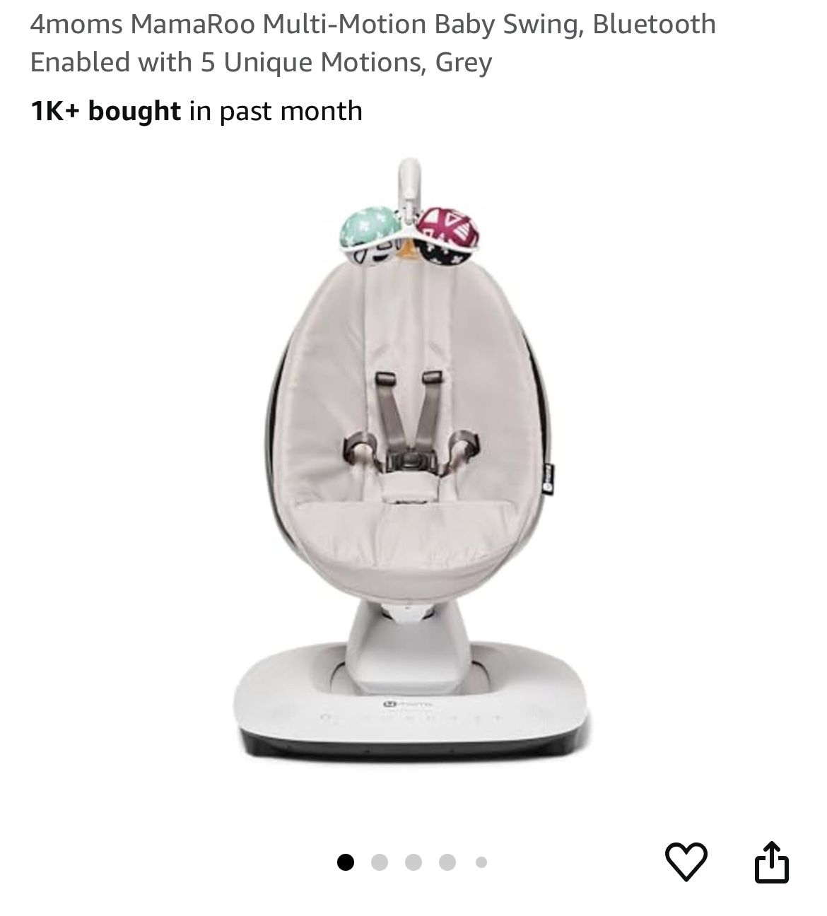 4moms MamaRoo Multi-Motion Baby Swing