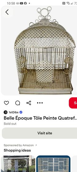 Antique French Lovebirds Cage