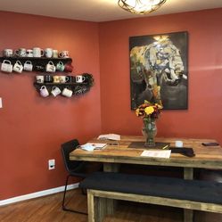 West Elm Table And 2 Bench Chairs
