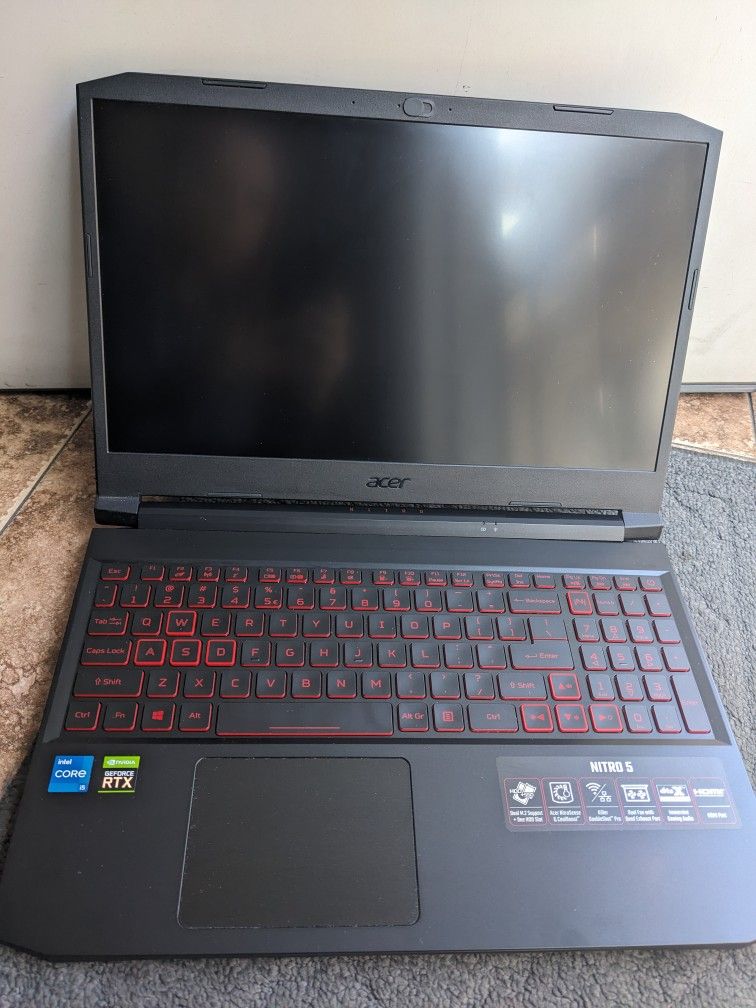 Acer Nitro Intel i5-11400H Nvidia RTX 3050 Ti 16GB RAM 512GB SSD 144Hz Gaming PC Laptop Computer