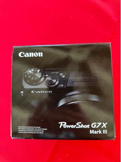 Canon PowerShot G7 X Mark III 20.1MP Point & Shoot Digital Camera New Black