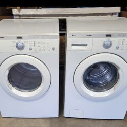 LG Front Load Washer And Dryer Set 