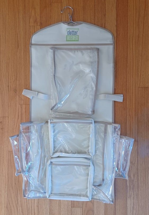 Clutter keeper deluxe gift wrap storage organizer