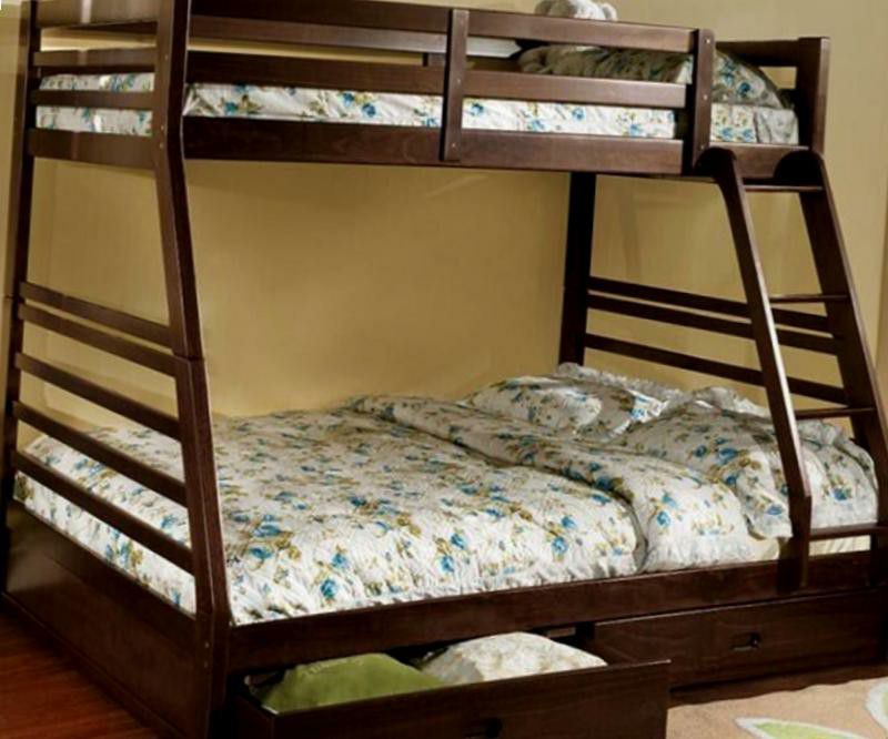 Twin-over-full Bunk Bed