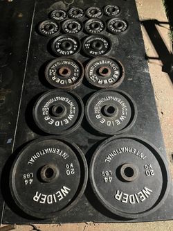 Olympic weight set. All included
