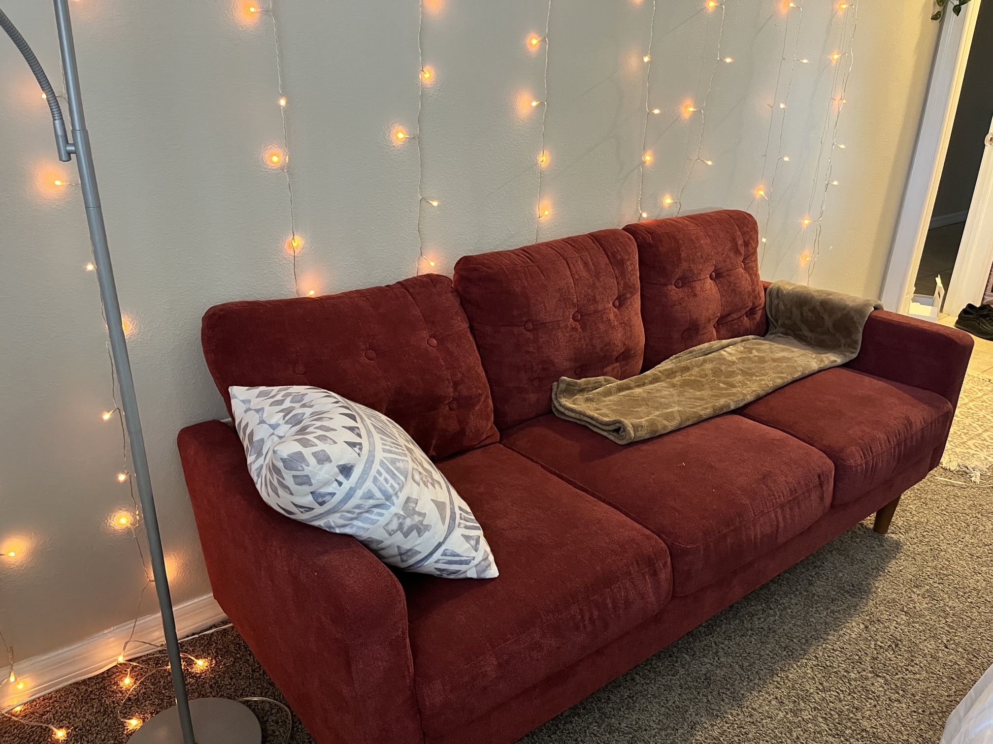 Wayfair Oscar Red Sofa