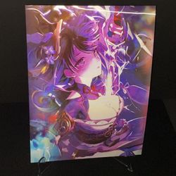 Genshin Impact 3D Lenticular Anime Poster