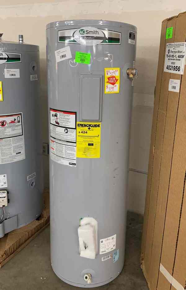 50 gallon AO Smith water heater with warranty 4C 8