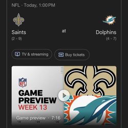 2 Tickets For Today Good Seat 💺 