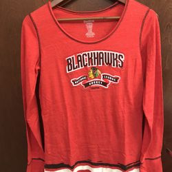 Chicago BlackHawks Long Sleeve Tshirt 