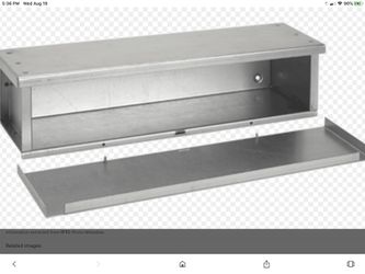 Hoffman boxes wierways gutters A8848RT 8 x 8 x 48 rain tight