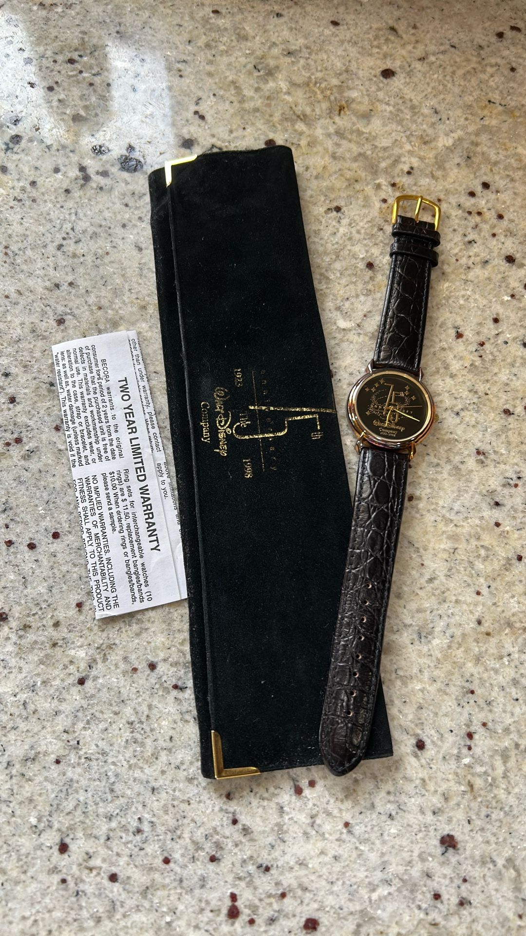 The Walt Disney Company 75th Anniversary Cast Member Exclusive Watch