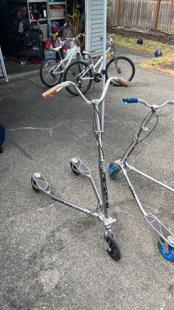 Trikke scooter three wheel no kick ride